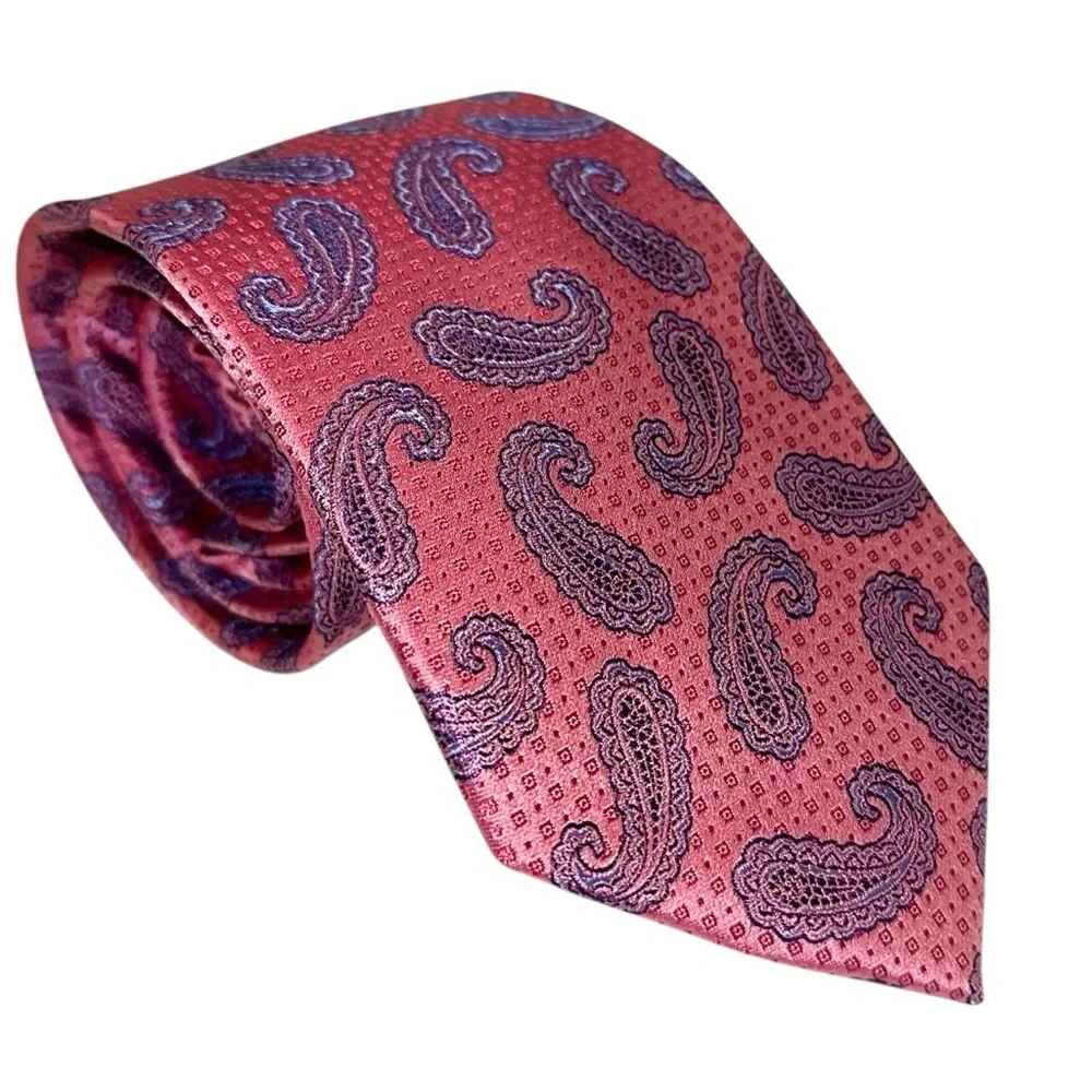Paul Fredrick tie gently